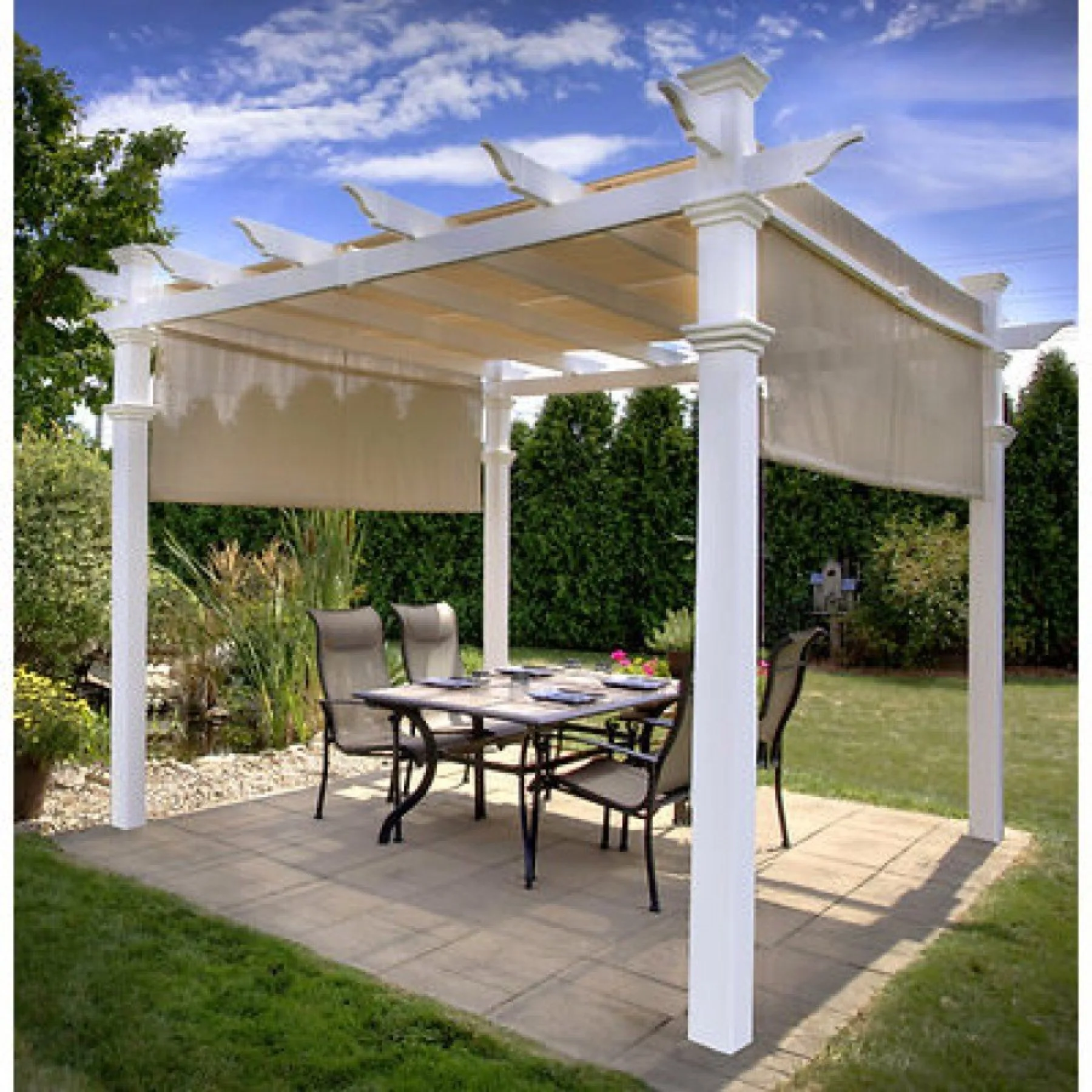 Malibu 10' Canopied Pergola