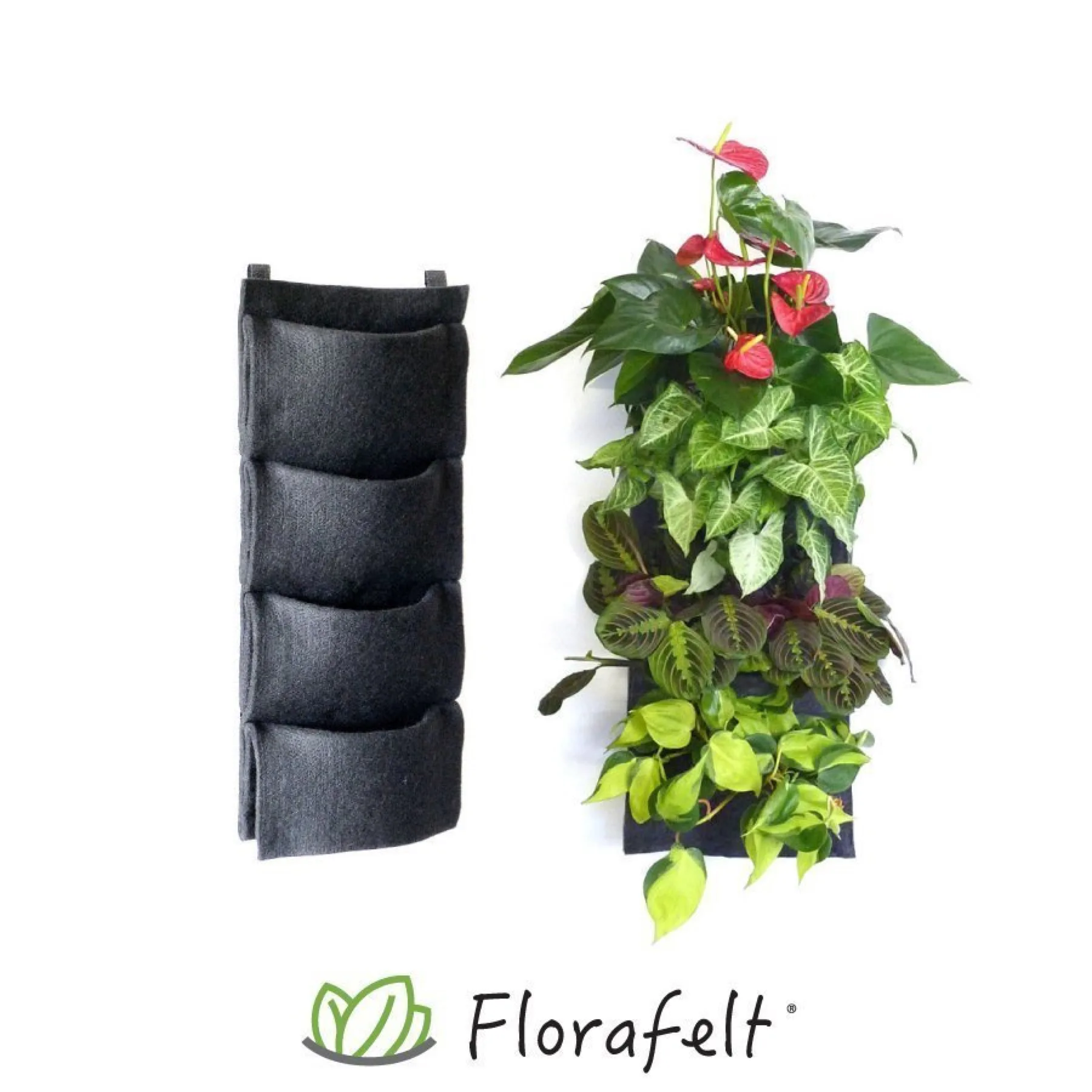 Florafelt 4-Pocket Panel Living Wall System