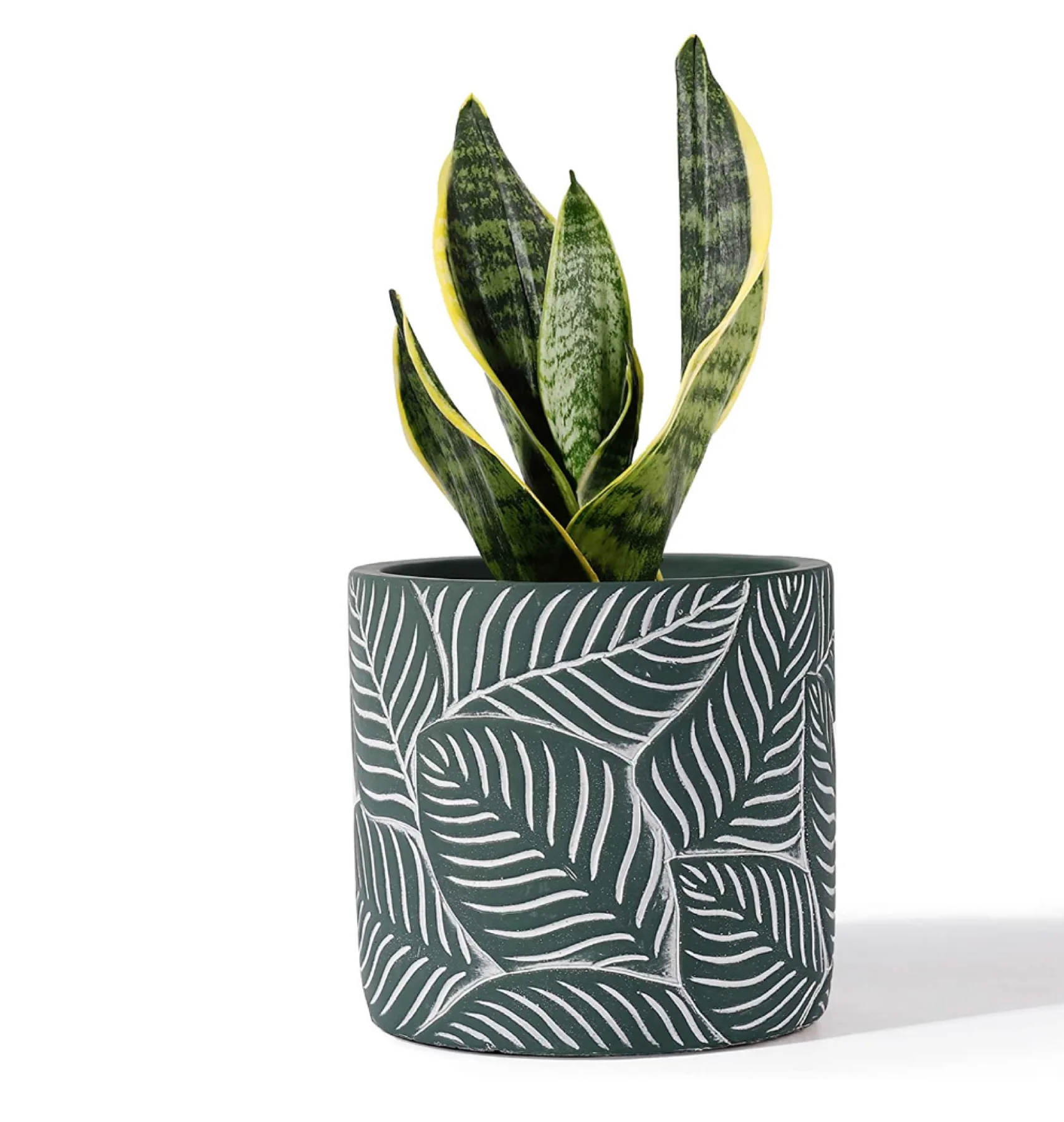 Cement Planter Flower Pot, 4.8 Inches